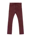 Emporio Armani Logo Straight Jeans In Red