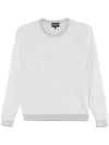 Emporio Armani Logo Striped Sweater
