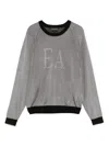 Emporio Armani Jacquard Logo Viscose Sweater
