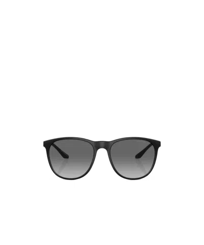 Emporio Armani Logo Sunglasses In Gray