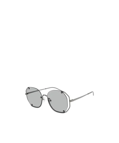 Emporio Armani Logo Sunglasses In Gray