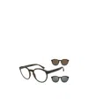 Emporio Armani Logo Sunglasses In Black