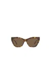 Emporio Armani 54mm Cat Eye Sunglasses In Brown