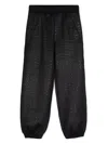Emporio Armani Logo Sweatpants In Black