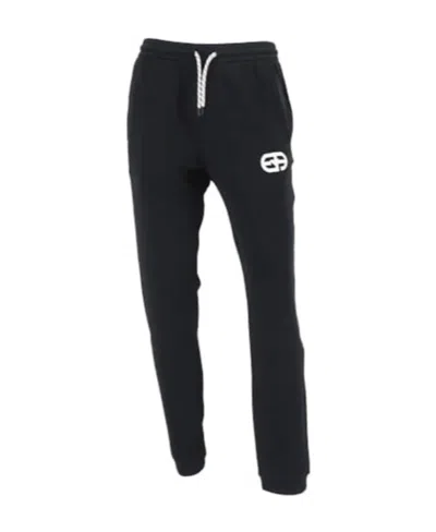 Emporio Armani Logo Sweatpants In Black