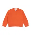 Emporio Armani Logo Sweatshirt In Orange