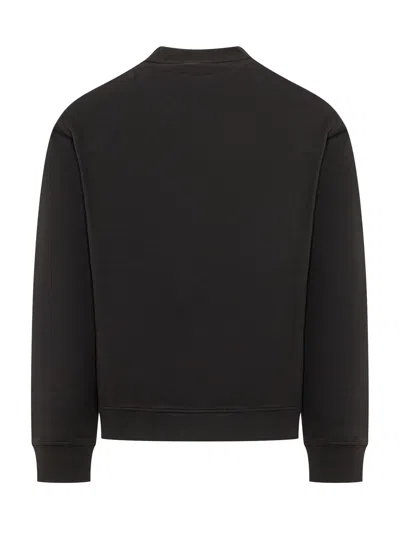 Emporio Armani Logo Sweatshirt In Black