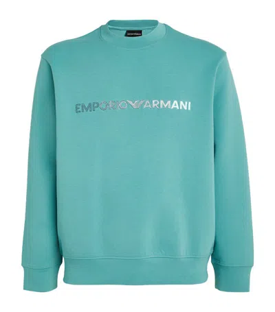Emporio Armani Logo Sweatshirt In Multi
