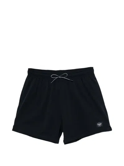 Emporio Armani Logo Swimsuit In Black