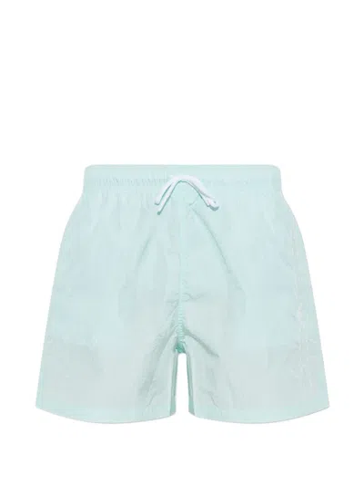 Emporio Armani Logo Swimsuit In Green