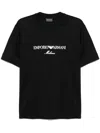 Emporio Armani Men's Logo T-shirt In Black