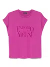 Emporio Armani Crew Neck Short Sleeves Straight Hem
