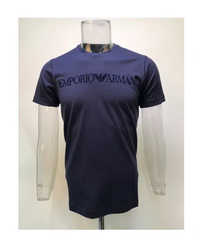 Emporio Armani Logo T-shirt In Black