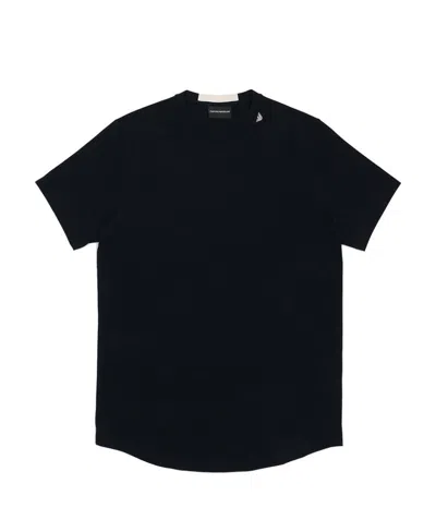 Emporio Armani Logo T-shirt In Black