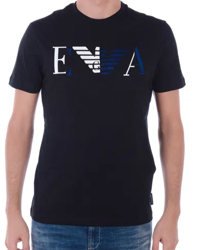 Emporio Armani Logo T-shirt In Black