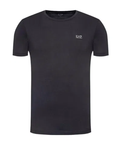 Emporio Armani Logo T-shirt In Black