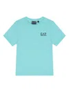 Emporio Armani Logo T-shirt In Blue