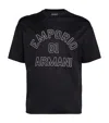 Emporio Armani Logo T-shirt In Blue