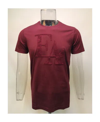 Emporio Armani Logo T-shirt In Brown