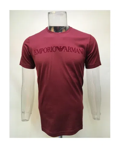 Emporio Armani Logo T-shirt In Red