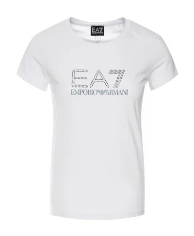 Emporio Armani Logo T-shirt In White