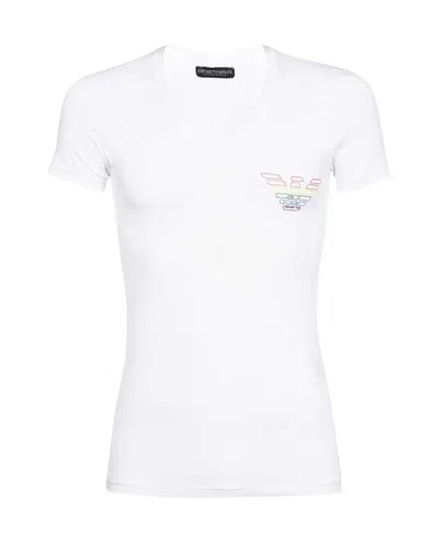 Emporio Armani Logo T-shirt In White