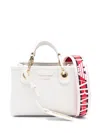 Emporio Armani Women's White Logo-print Bag With Handles In White