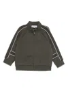 Emporio Armani Logo-tape Jacket In Green