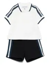 Emporio Armani Baby Boys Logo Tape Short Set In White