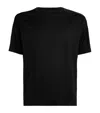 Emporio Armani Round Neck Short-sleeved T-shirt In Black