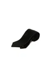 Emporio Armani Textured Silk Tie In Black