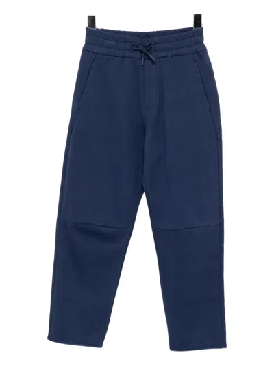 Emporio Armani Kids' Logo Track Pants In Blue