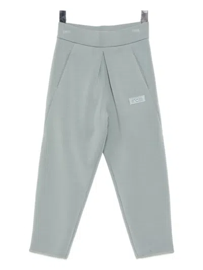 Emporio Armani Kids' Logo Track Pants In Blue