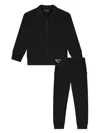 Emporio Armani Logo Tracksuit Set In Black