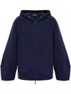 EMPORIO ARMANI LOGO-TRIM HOODIE