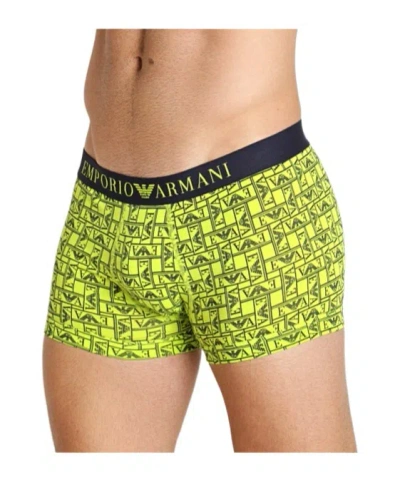 Emporio Armani Logo Underwear In Green