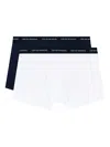 Emporio Armani Logo-waistband Briefs (pack Of Two) In Multi