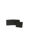 Emporio Armani Logo Wallet And Card Holder Set In Black