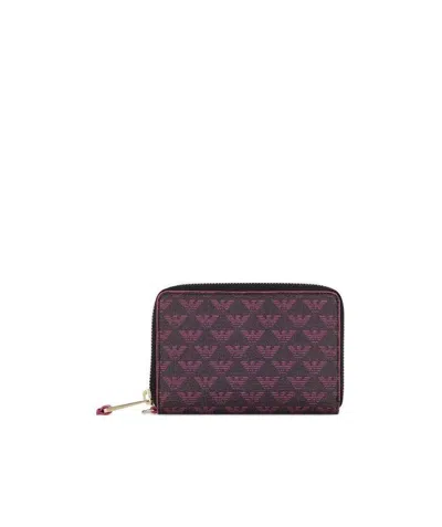 Emporio Armani Logo Wallet In Black