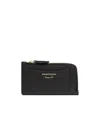 Emporio Armani Textured Rectangle Card Case By Myea In Black