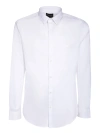 Emporio Armani Logo White Shirt In White