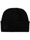 Emporio Armani Embroidered-logo Wool Beanie