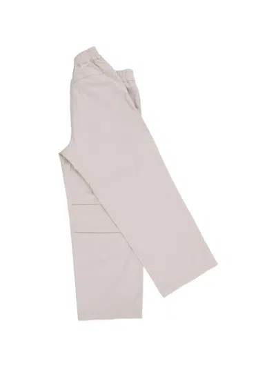 Emporio Armani Kids' Logo-patch Cargo Pants In Neutral