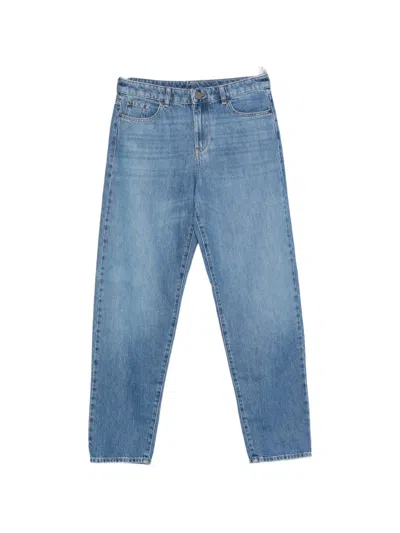 Emporio Armani Denim Cotton Jeans In Blue
