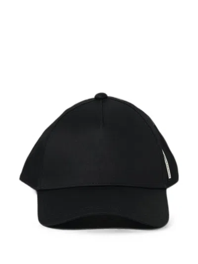 Emporio Armani Logo-tag Baseball Cap In Black