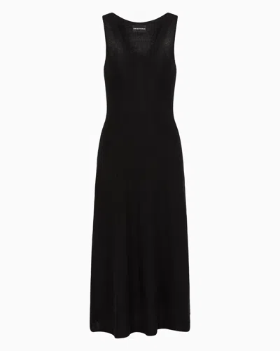 Emporio Armani Long Dresses In Black