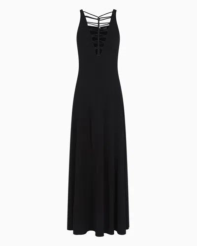 EMPORIO ARMANI STRETCH LONG DRESS