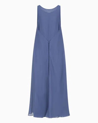 Emporio Armani Long Dresses In Purple