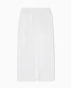 Emporio Armani Long Drill Skirt With All-over Micro Studs In White