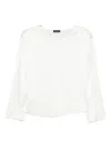 Emporio Armani Long-sleeve Blouse In White
